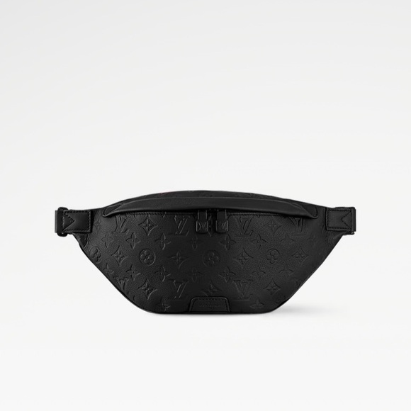 Louis Vuitton Discovery Bum Bag PM Shadow Noir Black Embossed Leather. Pristine! - Picture 1 of 16